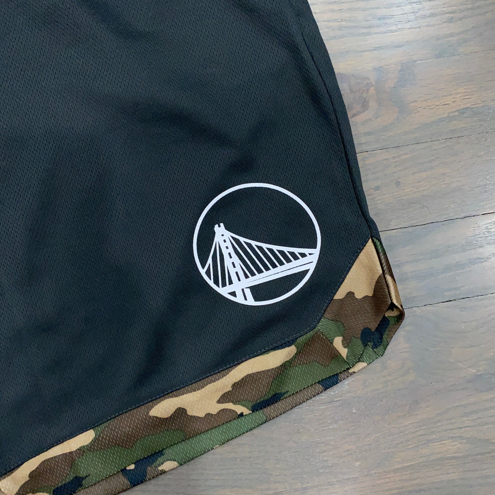 NBA Unk Stephen Curry Golden State Warriors Camo Shorts Men’s Size L New