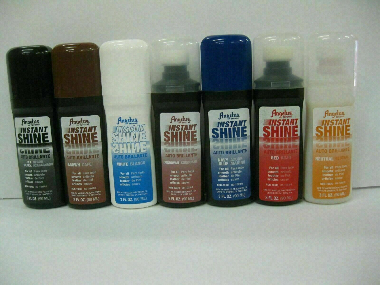 Angelus Instant Shoe, Boot High Gloss Shine LIQUID POLISH – Applicator Top