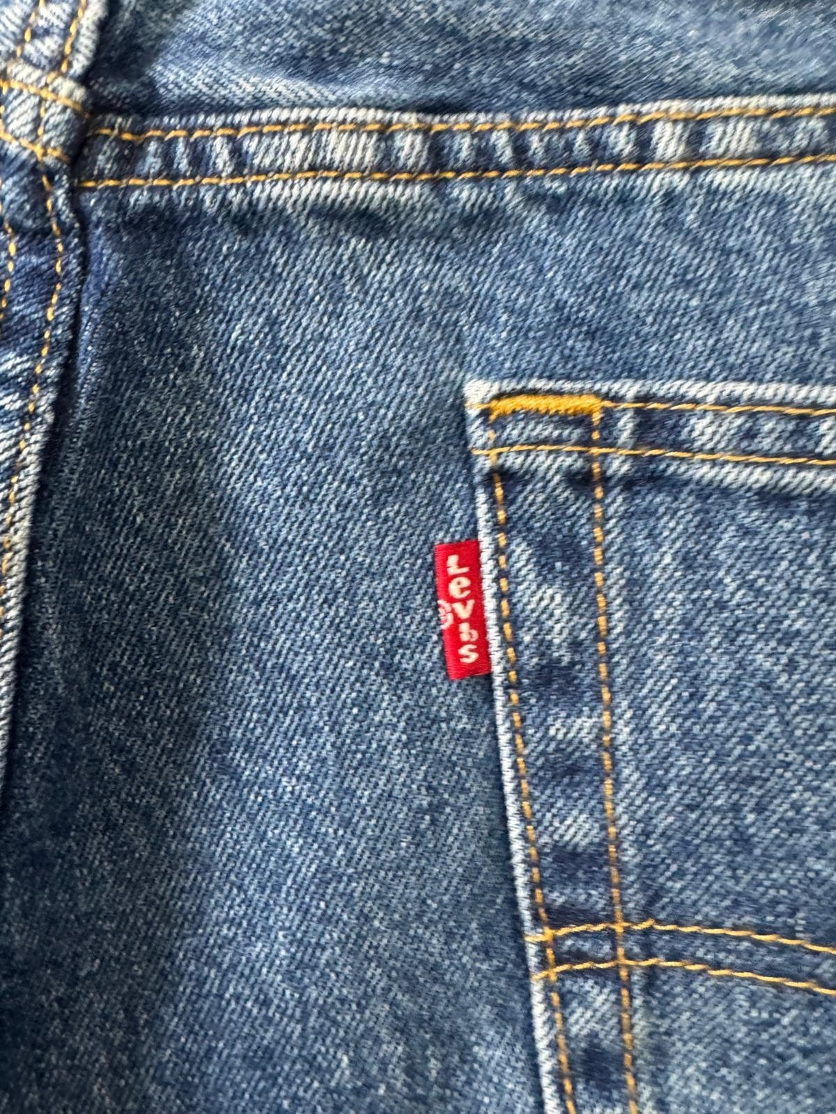 Levis 505 Jeans Mens 40×30 Blue Regular Straight Medium Wash Zip Fly