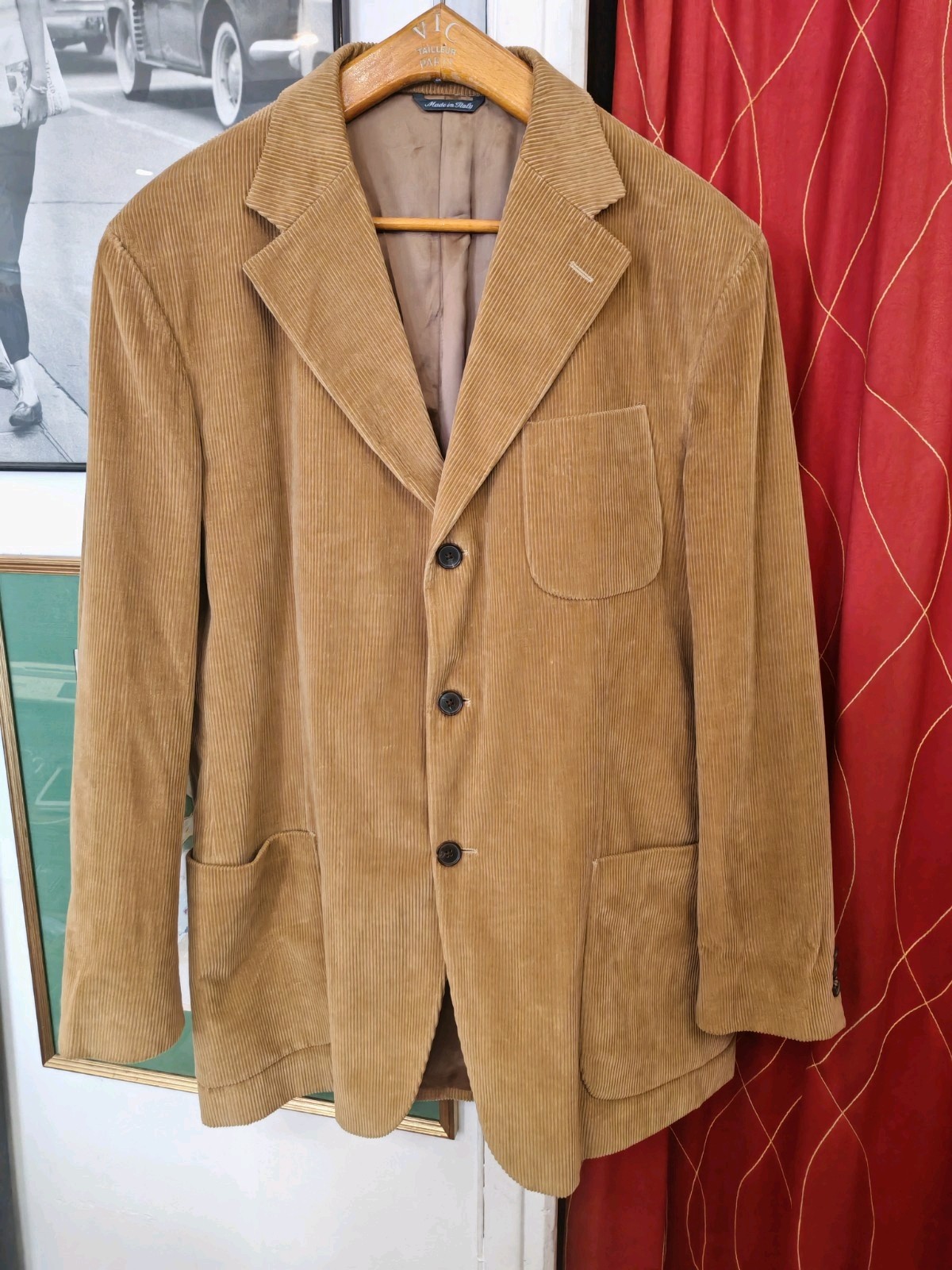 Tombolini 700€ Men’ Blazer Jacket Cotton Size EU 54 ( XL ) Made in Italy