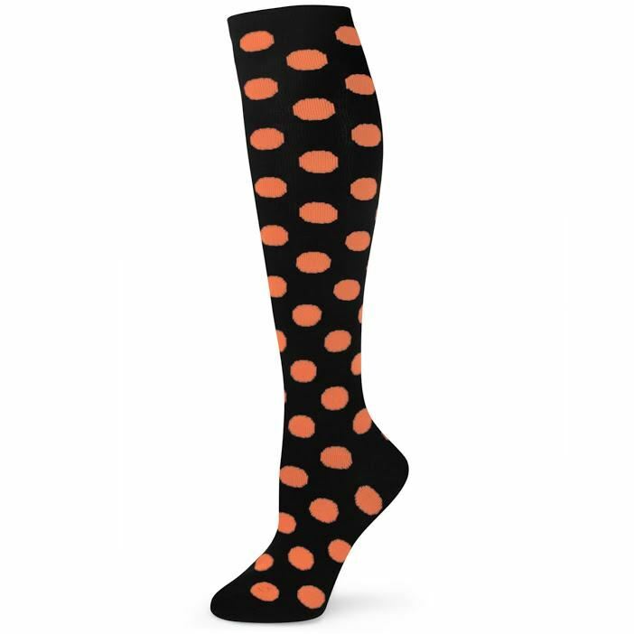 Spotlight Hosiery Elite Quality Soft Cotton Women’s Polka Dots Knee Highs Socks