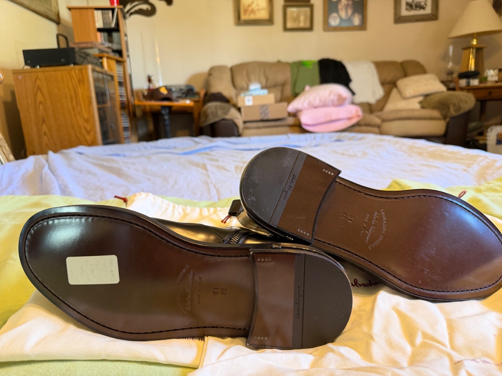 Ferragamo Zip Up Boots – Never Worn – Size 9.5 EE