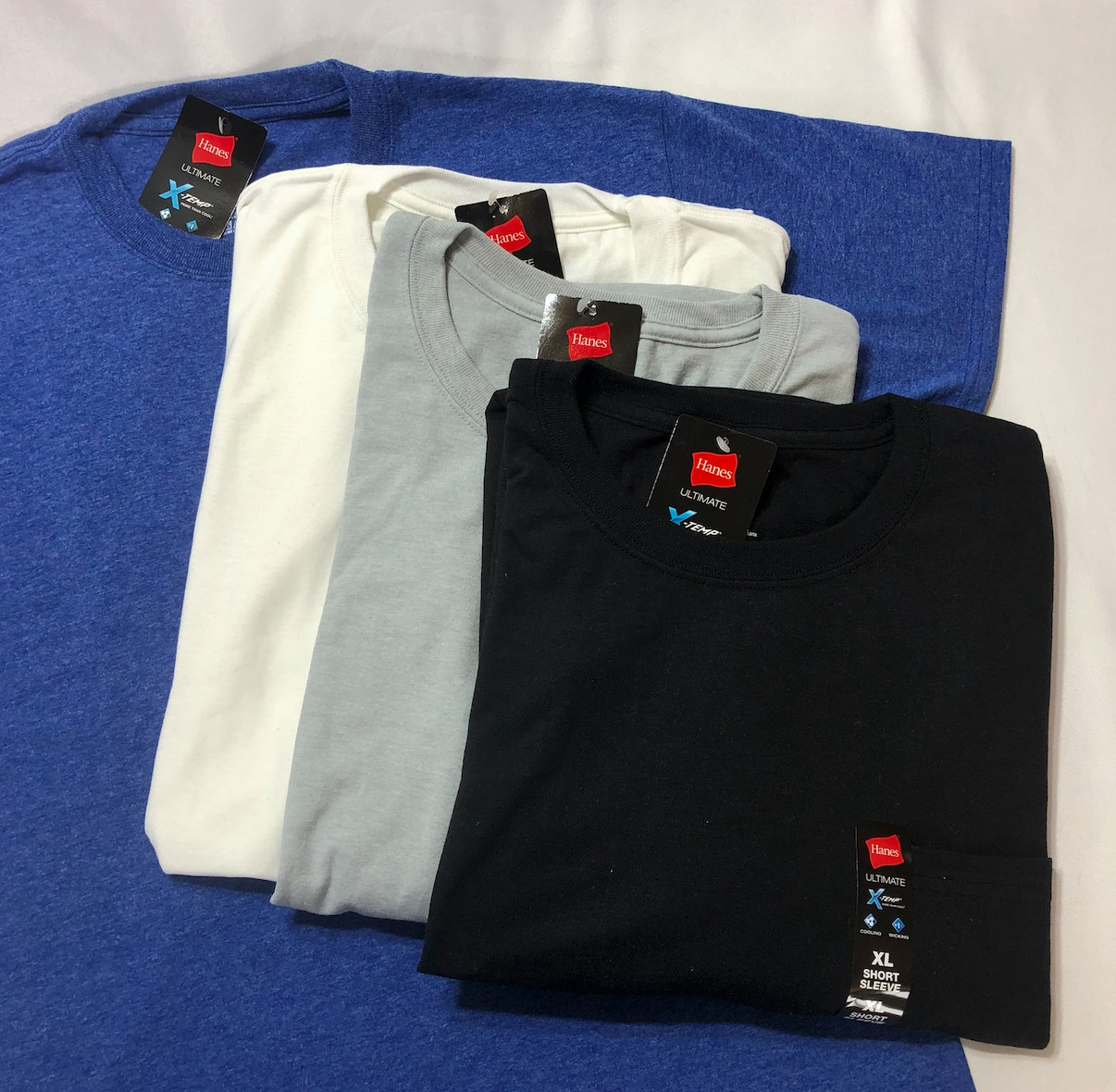 6 Pack – Hanes Ultimate X-Temp Pocket T-Shirts Bulk