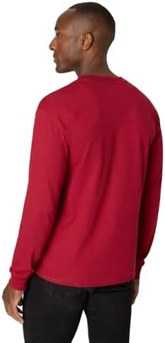 Hanes Mens T-Shirts, Men’s Shirts, Men’s Cotton Long Sleeve Shirts