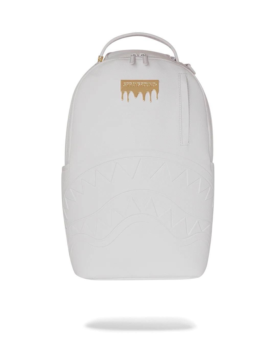 SPRAYGROUND GOLD BRICK LUXE WHITE BACKPACK LIMITED EDITION BRAND NEW