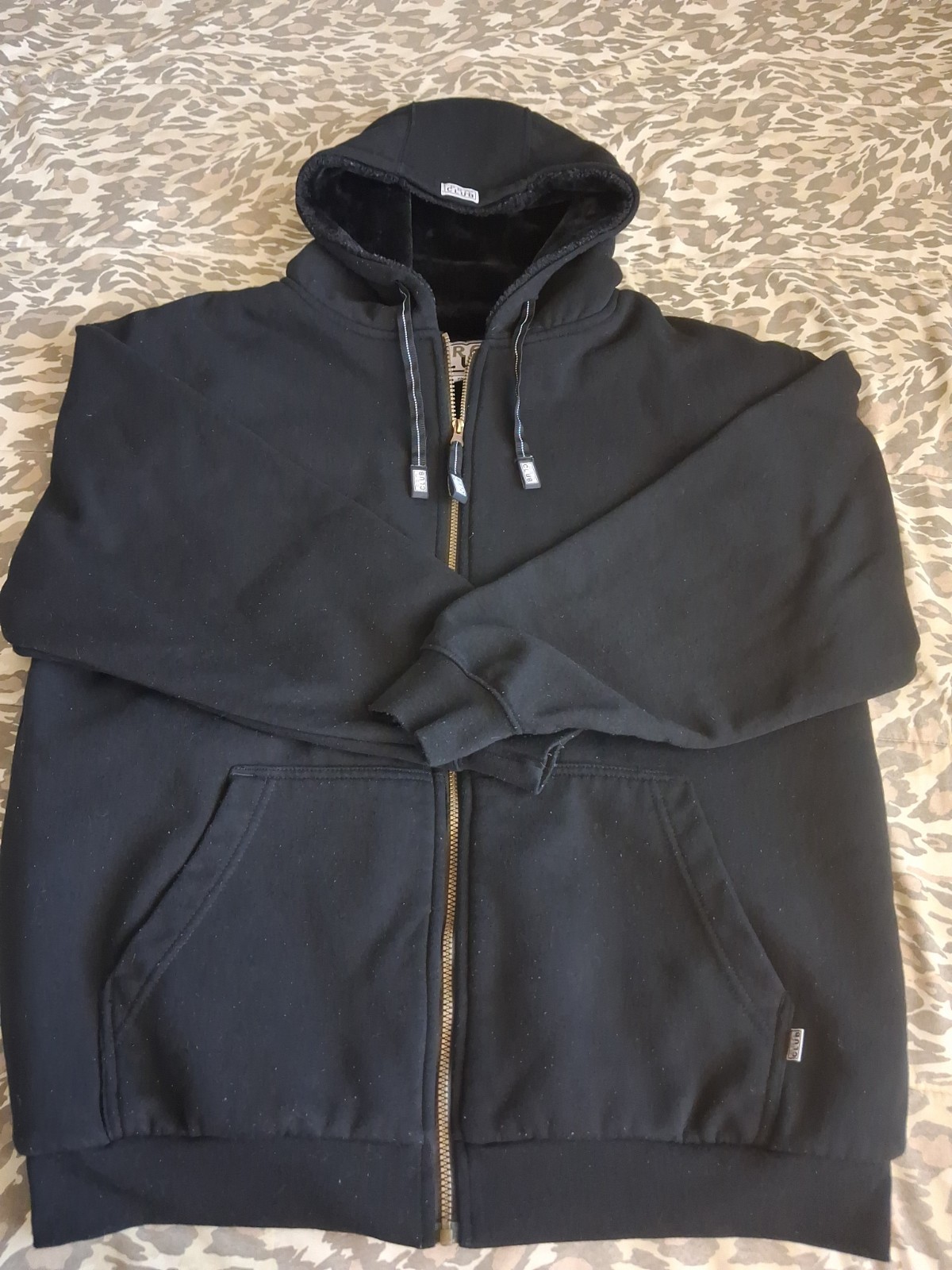 Pro Club XL Heavyweight Full Zip Hoodie Black Men Fleece Sweatshirt 23-0932GS