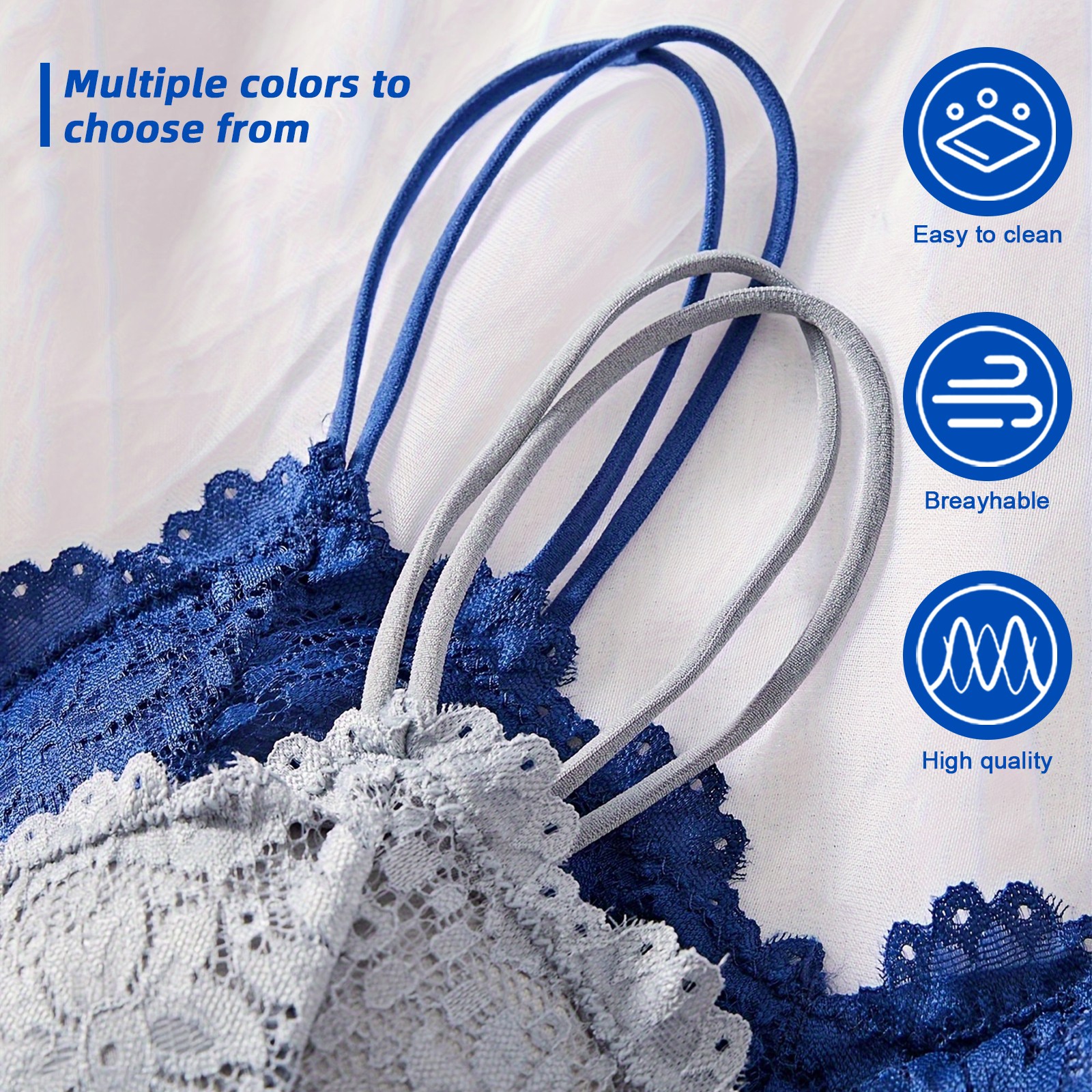 Women Push Up Bra Set Embroidery Bra Lace Panties Briefs Underwear 32-40abcd Cup