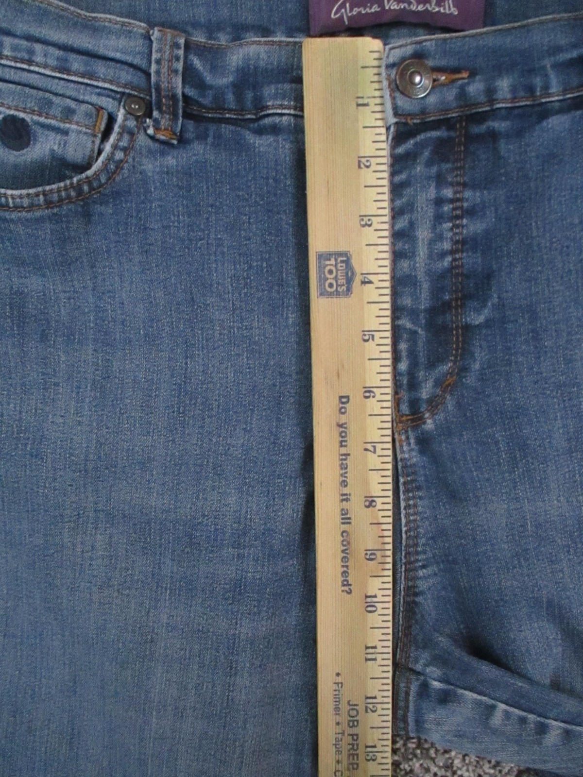 Gloria Vanderbilt Jeans Womens 12S Blue Amanda Stretch Classic 5 Pocket 31×28