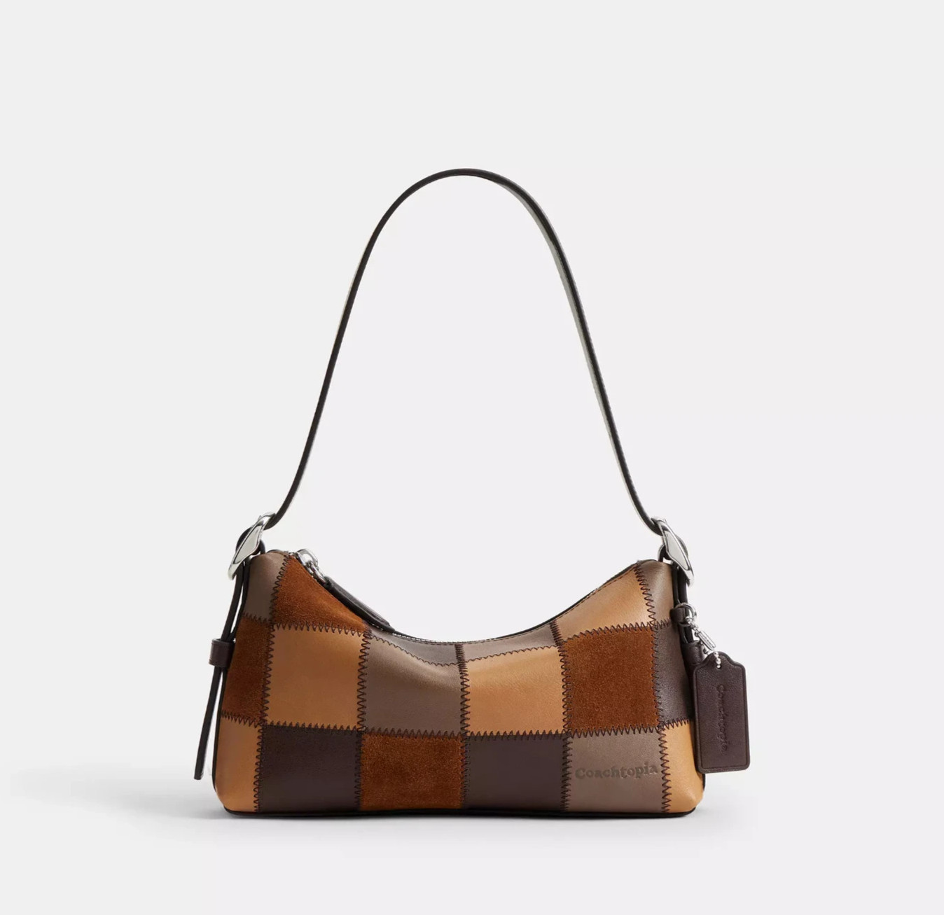 NWT Coach Alter/Ego Small Slouchy Shoulder Bag CFG00-Tan Multi