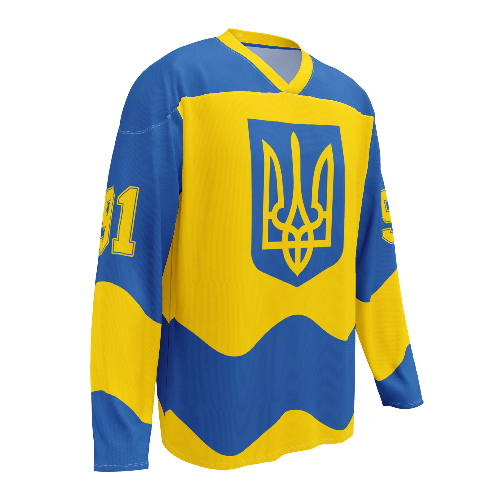 Ukraine Slava Ukraini Hockey Jersey, Unisex Adult, Eco Friendly Fan Shirt