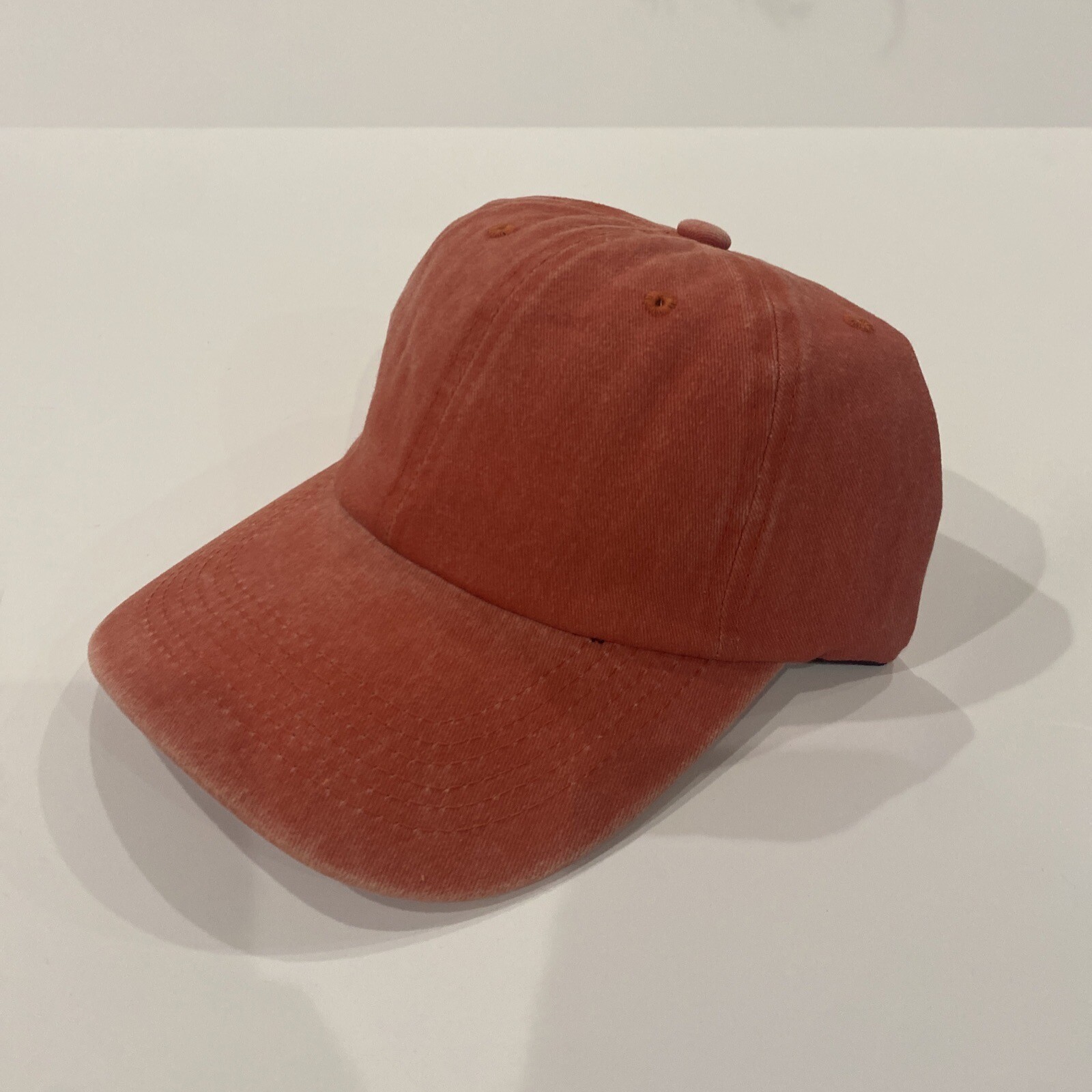 Dyed Washed Cotton Solid Plain Polo Style Baseball Ball Cap Hat Adjustable