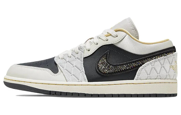 DV1762-001 AJ 1 Low-top Beaded Swoosh Men’s Size 7-12