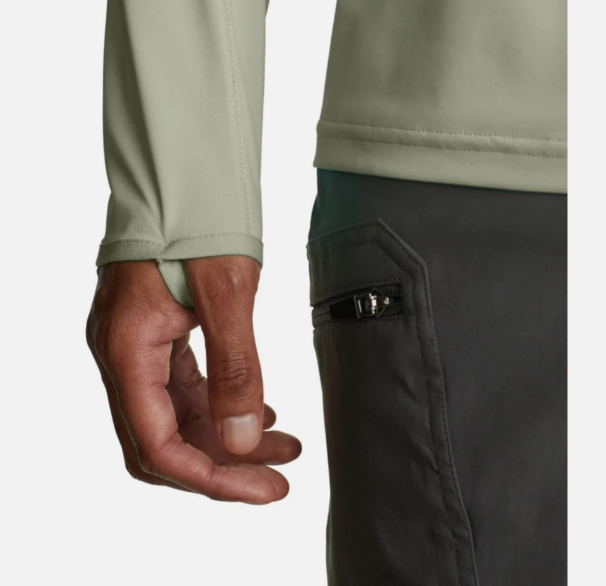 Eddie Bauer Men’s Performance Solarfoil Hoodie UPF 50+ Green Size XL