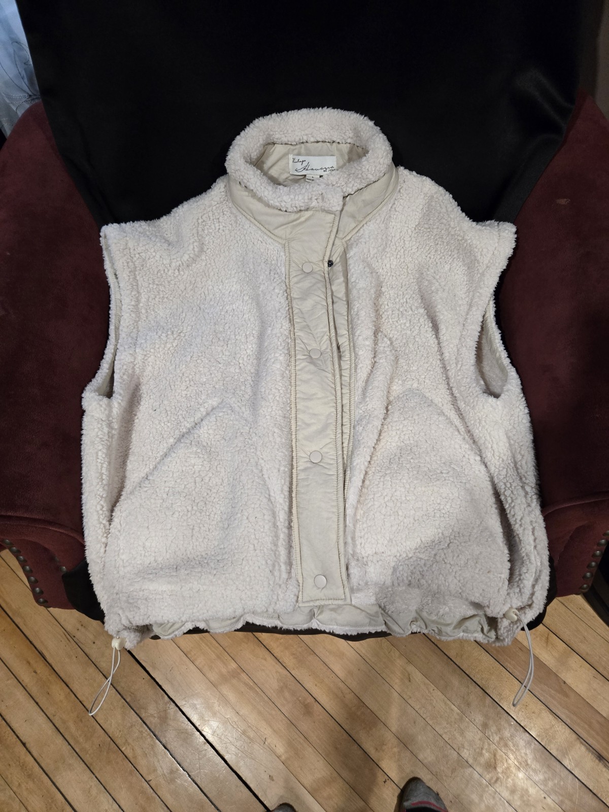 Vintage Havana Women’s Shell Sherpa Parachute Vest