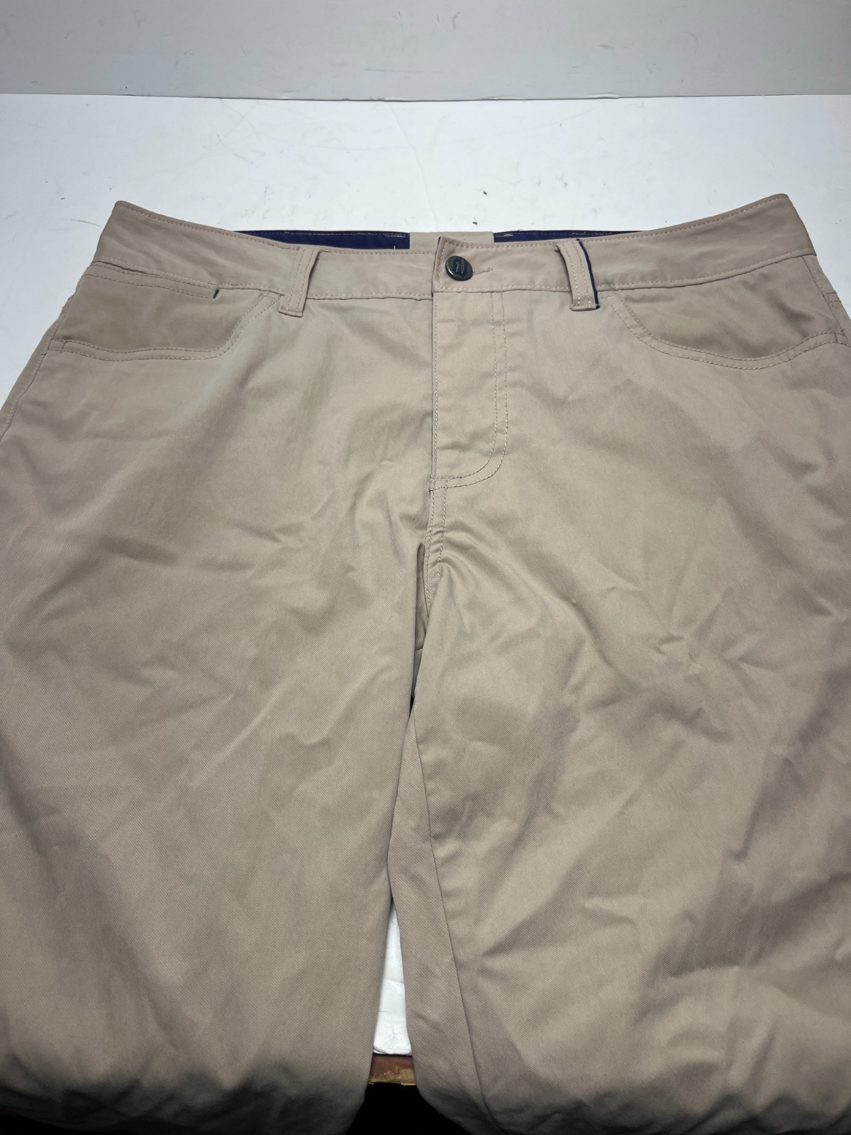 Johnnie-O Pants Mens 34×30 Khaki Prep-Formance Cloudbreak Performance Golf