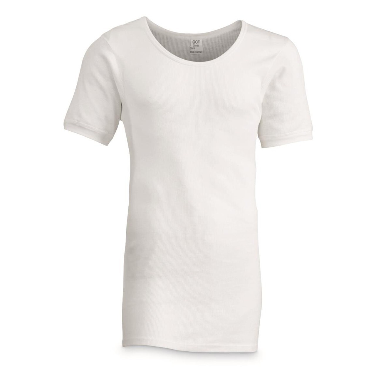 German Bundeswehr White PT Shirt Army Physical Fitness Uniform T Shirt Medium