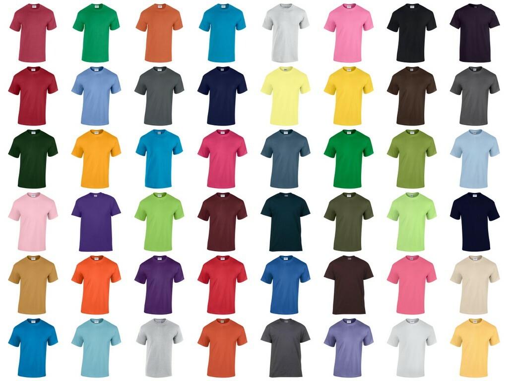 (12 PACK) FACTORY DEFECTS GILDAN Plain T Shirts Mix Colors WORK T Shirts S-5XL