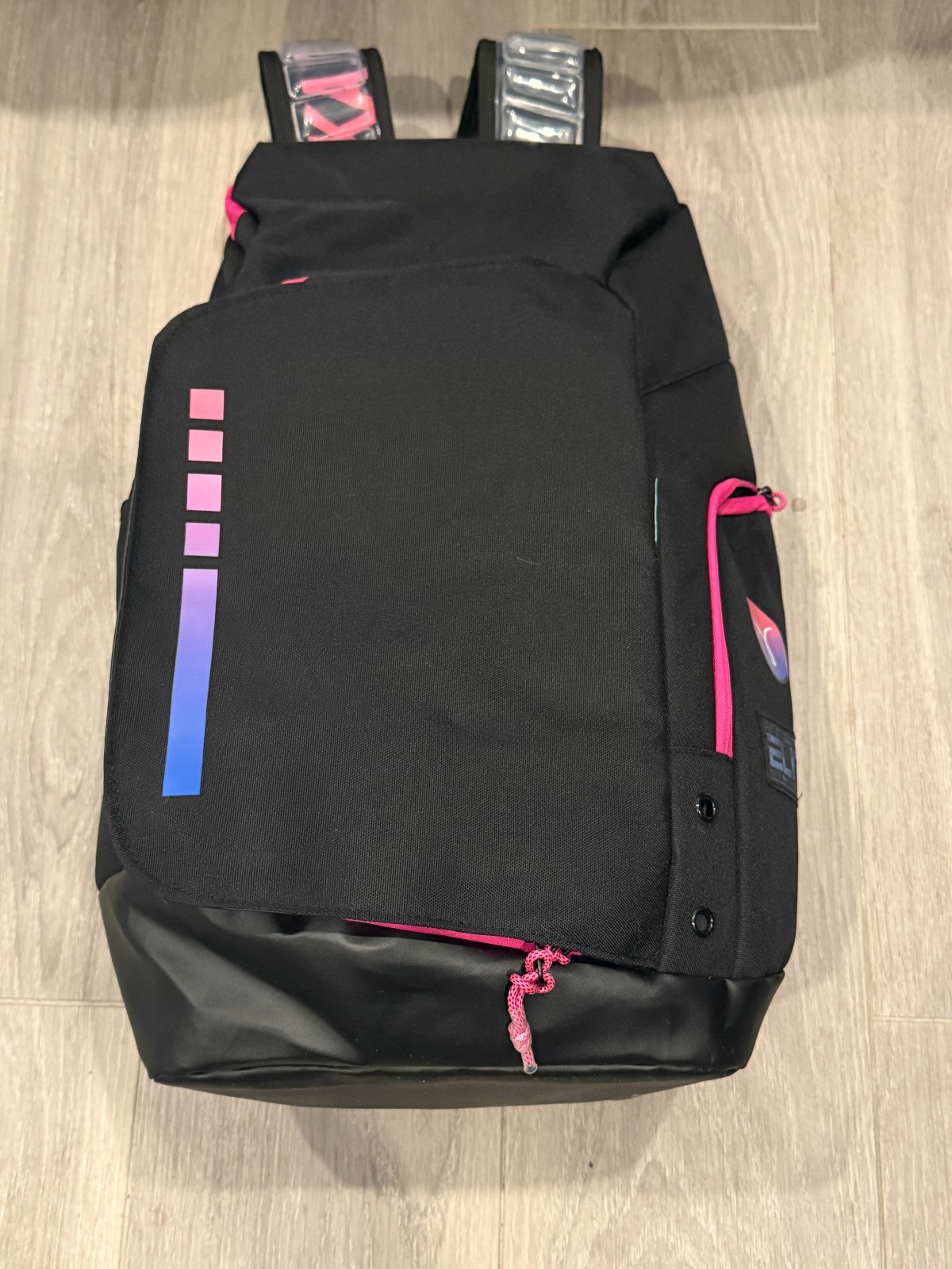 Nike Elite Pro Basketball Backpack Breast Cancer Awareness BA6164-011 Black Pink