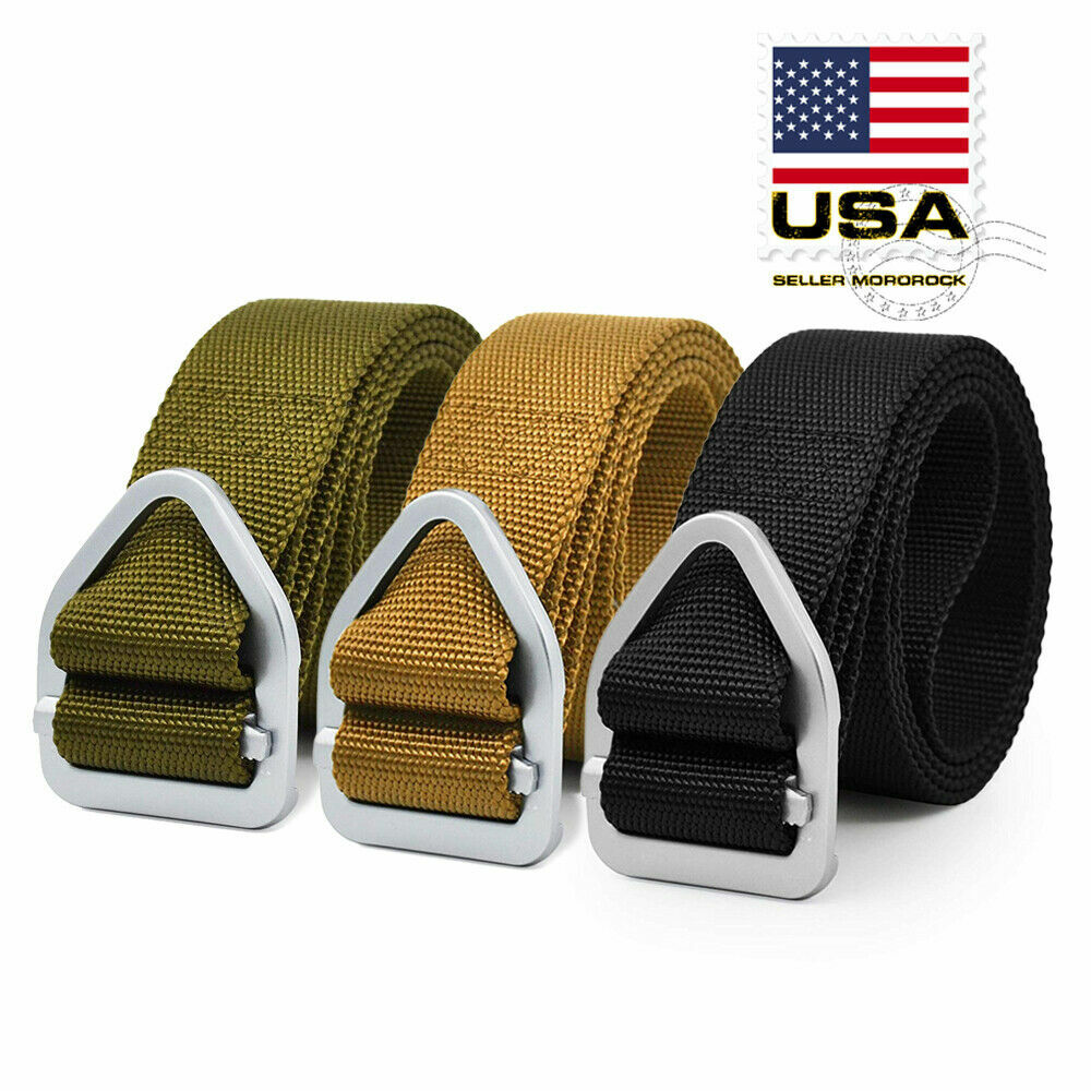 Adjustable Nylon Waistband Outdoor Combat Rescue Rigger Military Tactical Belt