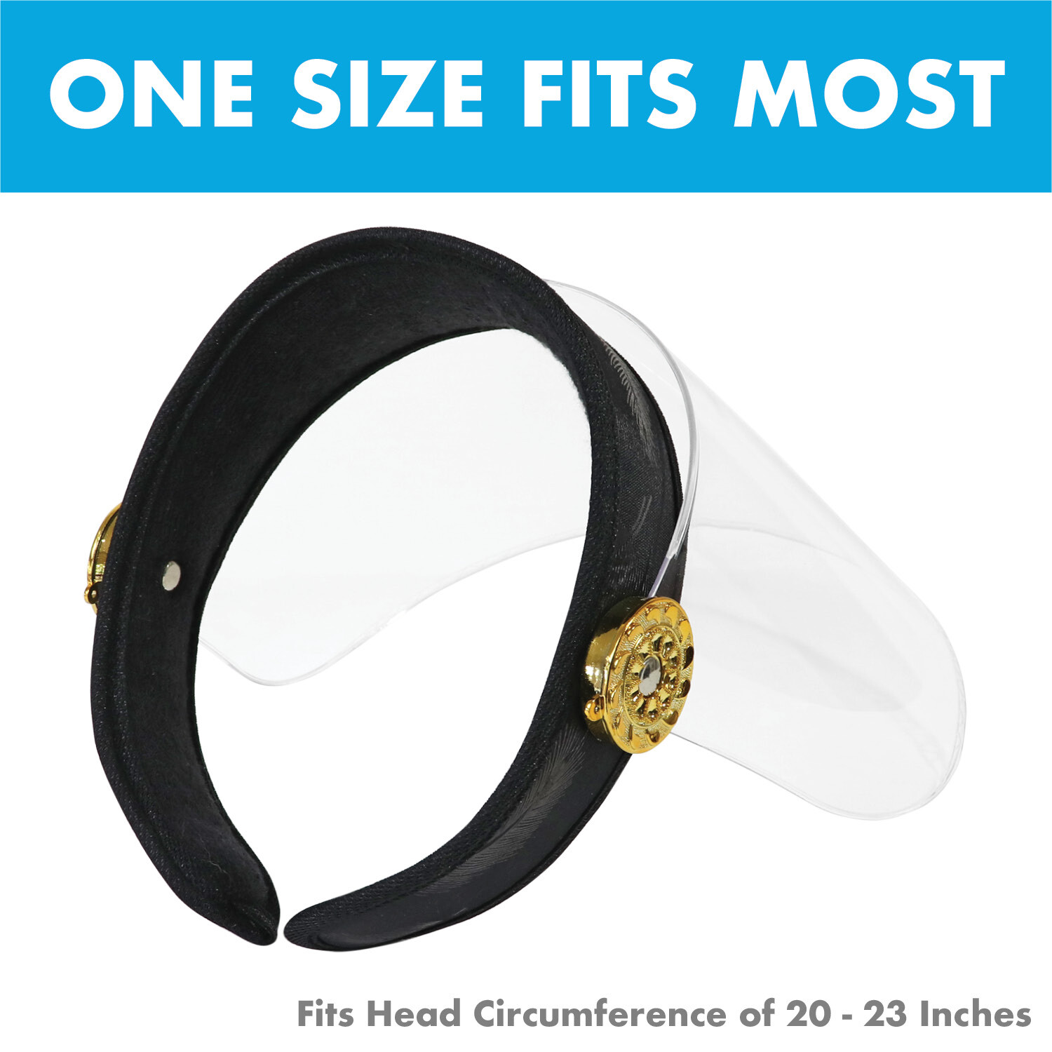 Clear Visor Hat Transparent Headband Face Shield Hat Protection Indoor Outdoor