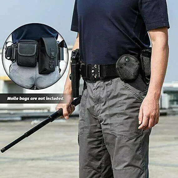 Men Casual Military Tactical Army Adjustable Quick Release Belt Light Weight