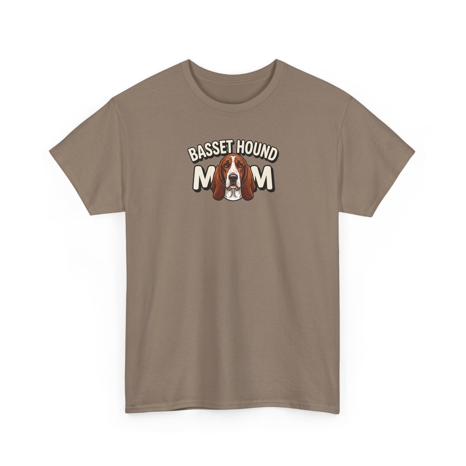 Proud Basset Hound Mom T-Shirt | Charming Hound Owner Novelty Gift