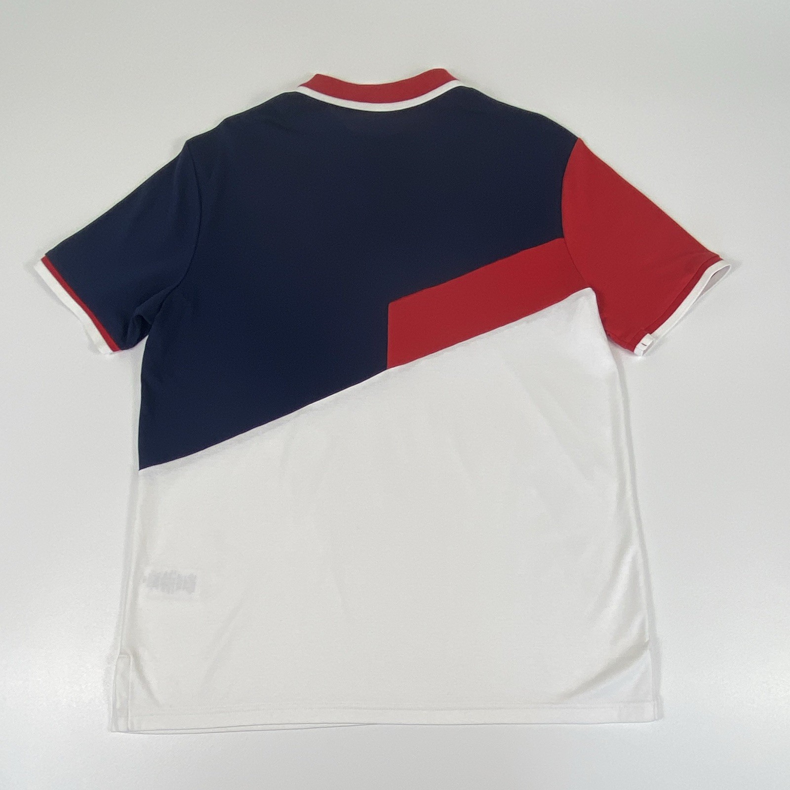 Polo Ralph Lauren Classic Fit Men’s M Navy Red White Colorblock Cotton Polo