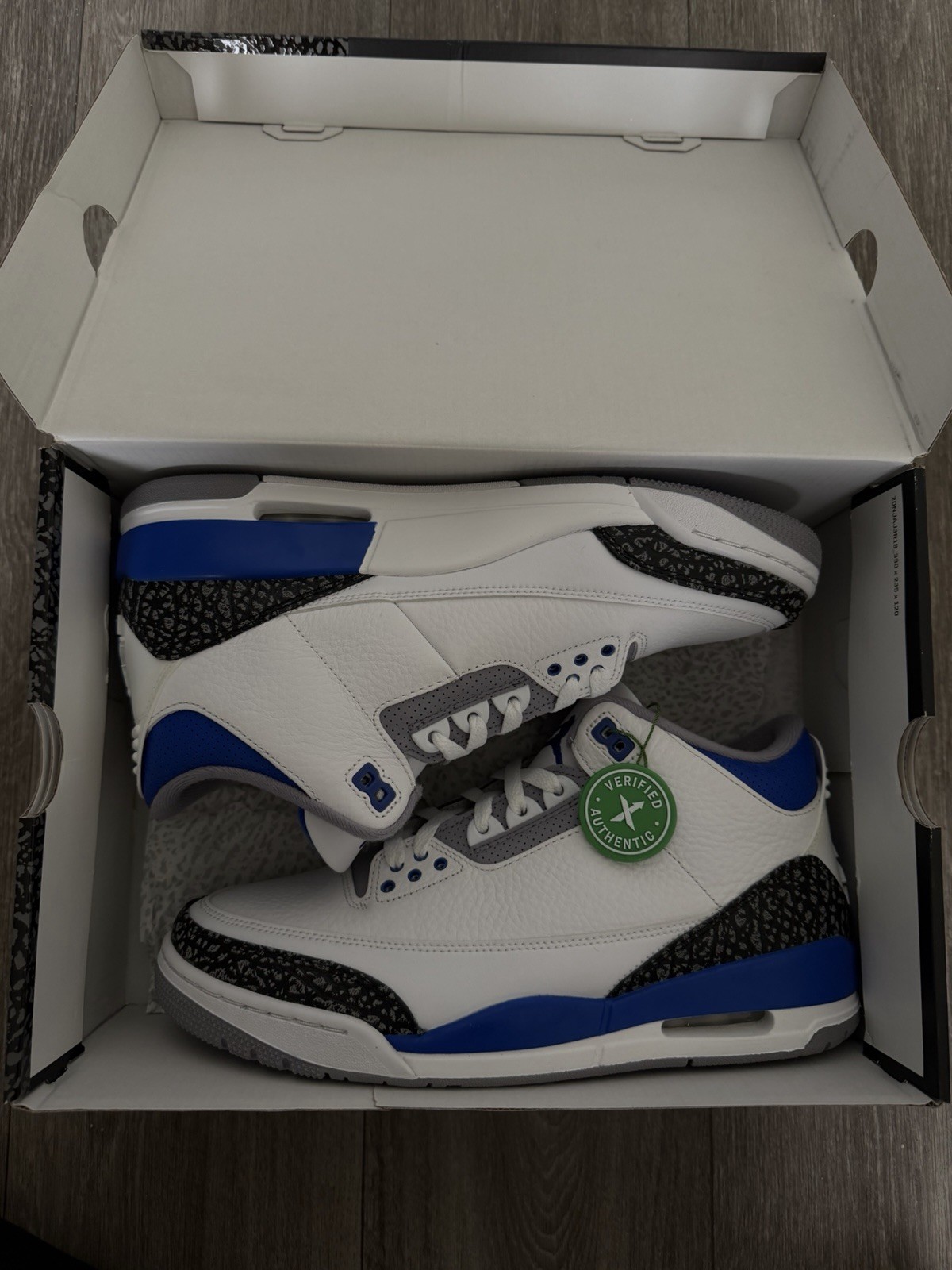 Jordan Air Jordan 3 Retro Racer Blue 2021 CT8532-145 White/Black Mid Top