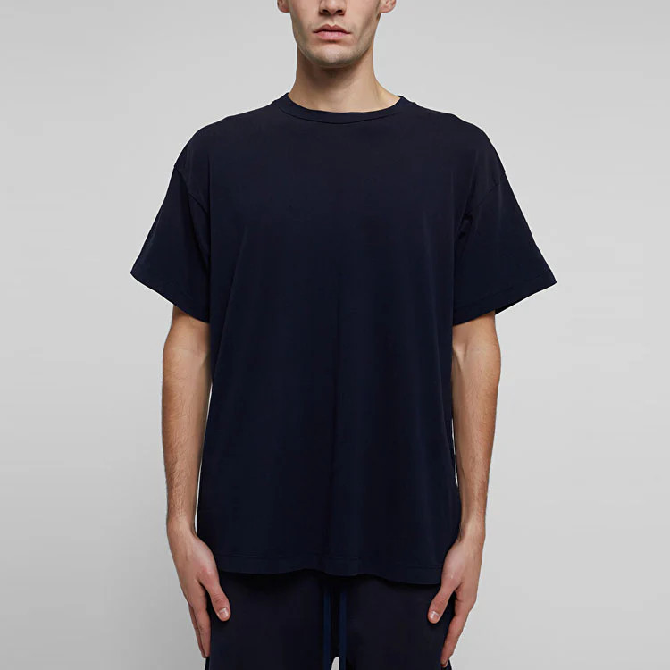 Fear Of God Shirt Mens L Navy Blue 7 Back Graphic Made USA Cotton