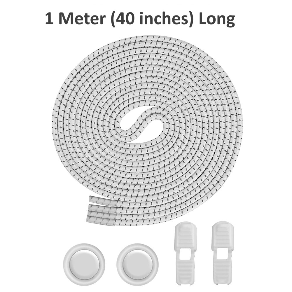 No Tie Lock Shoelaces Elastic Shoe Laces String For Kids Adults Sport Sneakers