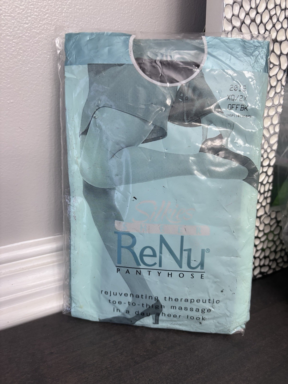ReNu Panty hose Off Black 1 pair Day Sheer 2X New 2019