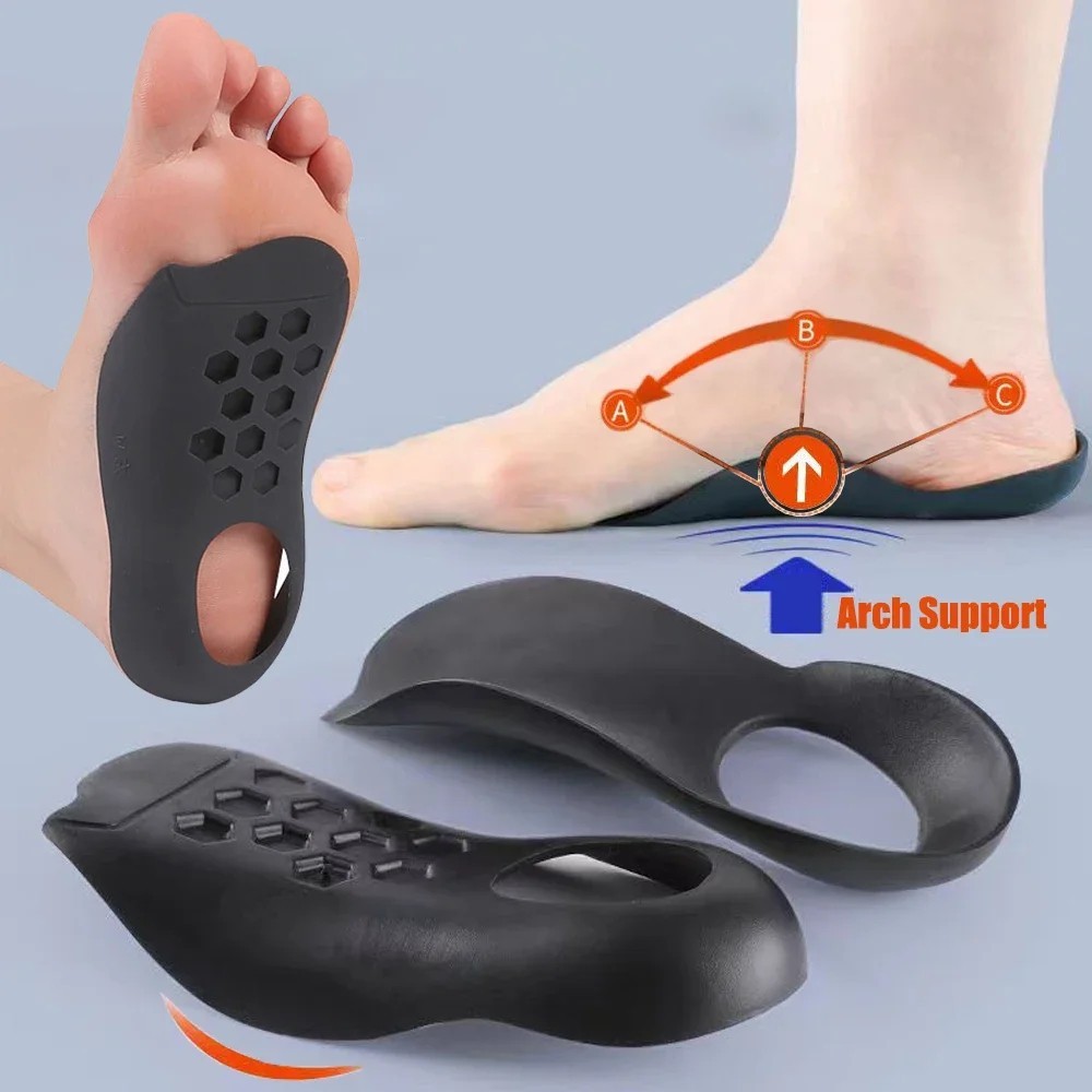 Flat Foot O-Shaped Legs Insole for Shoes Correction Arch Support Plantar Fasciit