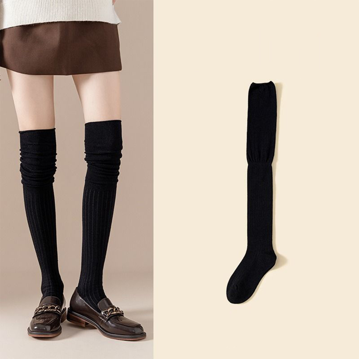 New Girls Ladies Women Thigh High Over the Knee Socks Long Stockings Warm US