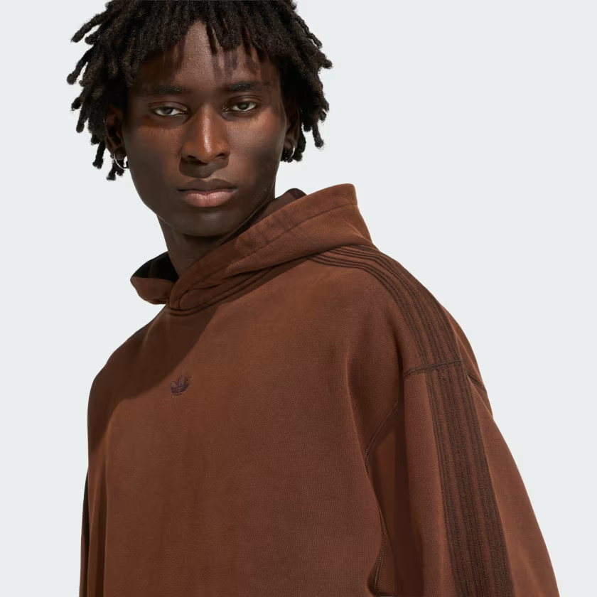 adidas men Premium Essentials Retro Washed Hoodie
