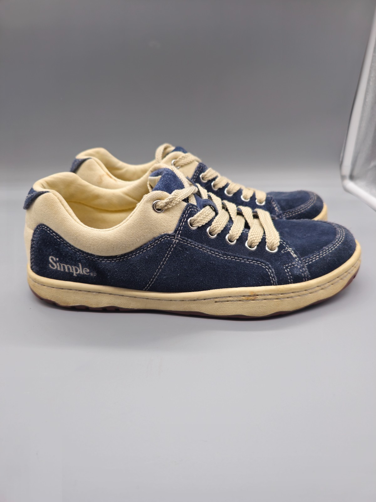 SIMPLE brand – Original Skater SneakerS hoes Retro Men Sz 10M Style Blue Suede