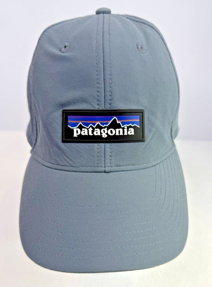 Patagonia Small Patch Netplus Snapback Cap Blue Gray