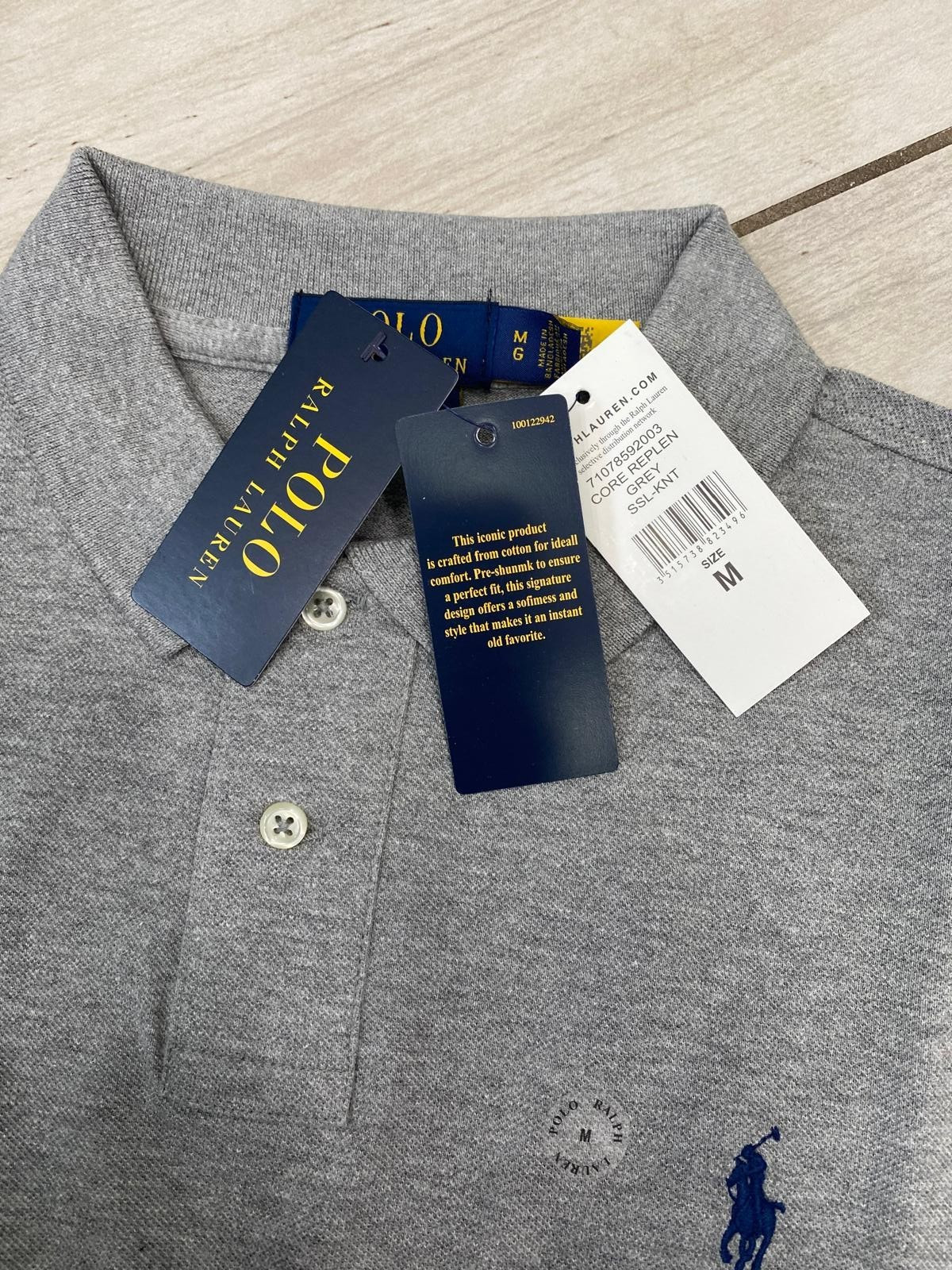 NWT Polo Ralph Lauren Men’s Custom Slim Fit Mesh Polo Shirt – Black ,Gray S-2XL