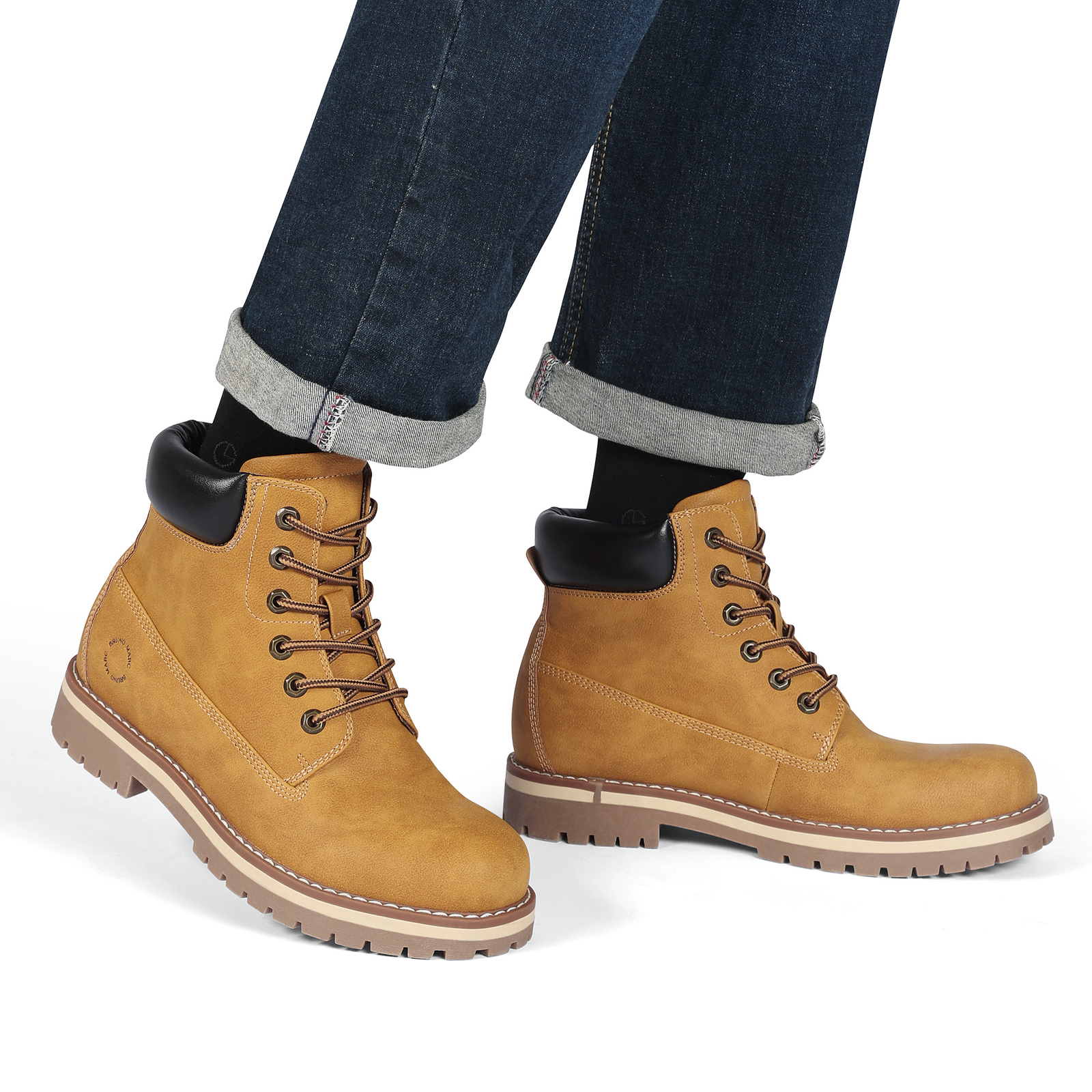 Men’s Classic Motorcycle Winter Snow Boots Outdoor Casual Shoes US Size 6.5-15