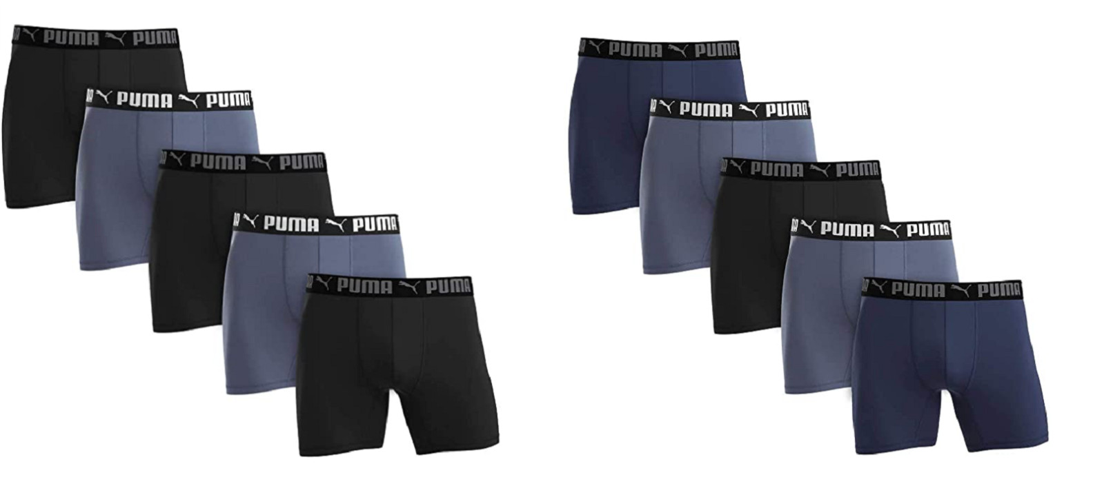Puma Men’s Microfiber Boxer Brief, 1 or 2 or 5 Boxer