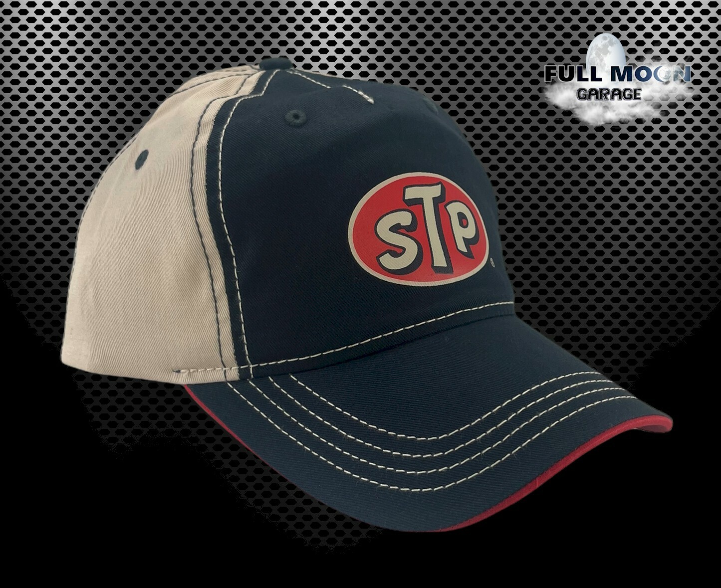 NEW STP Oil Two Tone Sandwich Bill Classic Mens Strapback Cap Hat