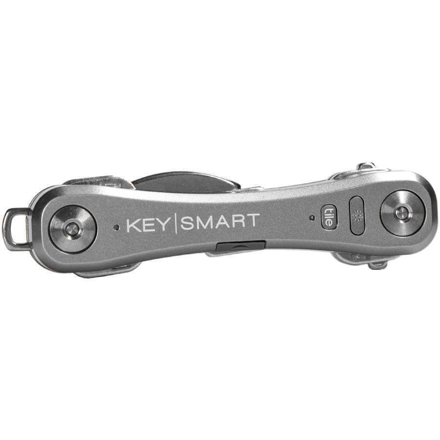 KeySmart Pro – Key Holder w LED & Tile Smart Technology (up to 10 Keys, Camo)