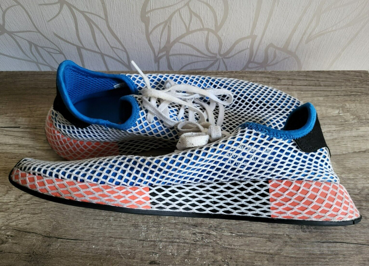 Adidas Deerupt Runner Bluebird AC8704 Shoes Sneakers Multicolor Size 46 2/3