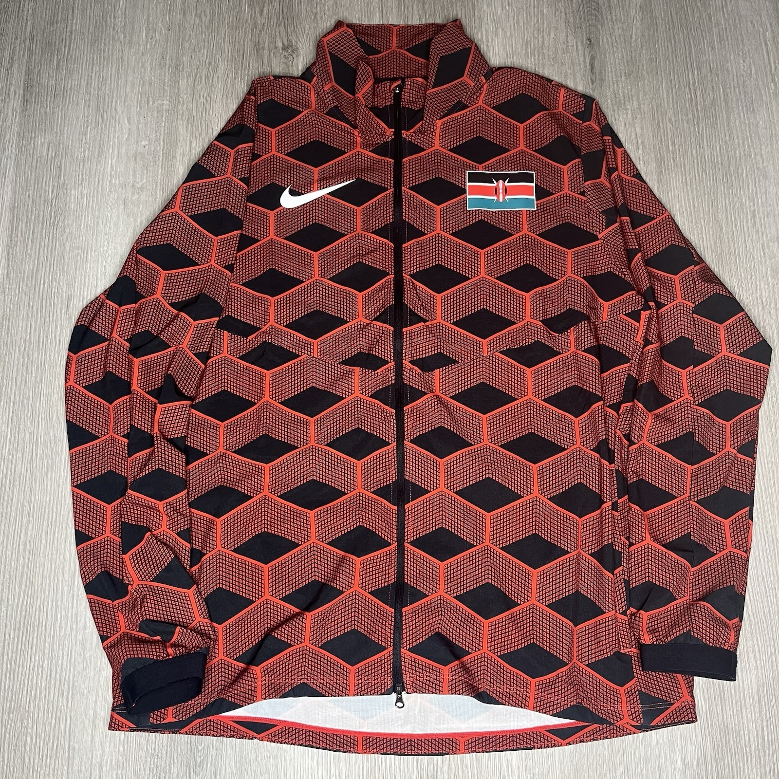 NWOT NIKE PRO ELITE KENYA OLYMPICS TRACK & FIELD PODIUM ZIP UP JACKET SZ XL