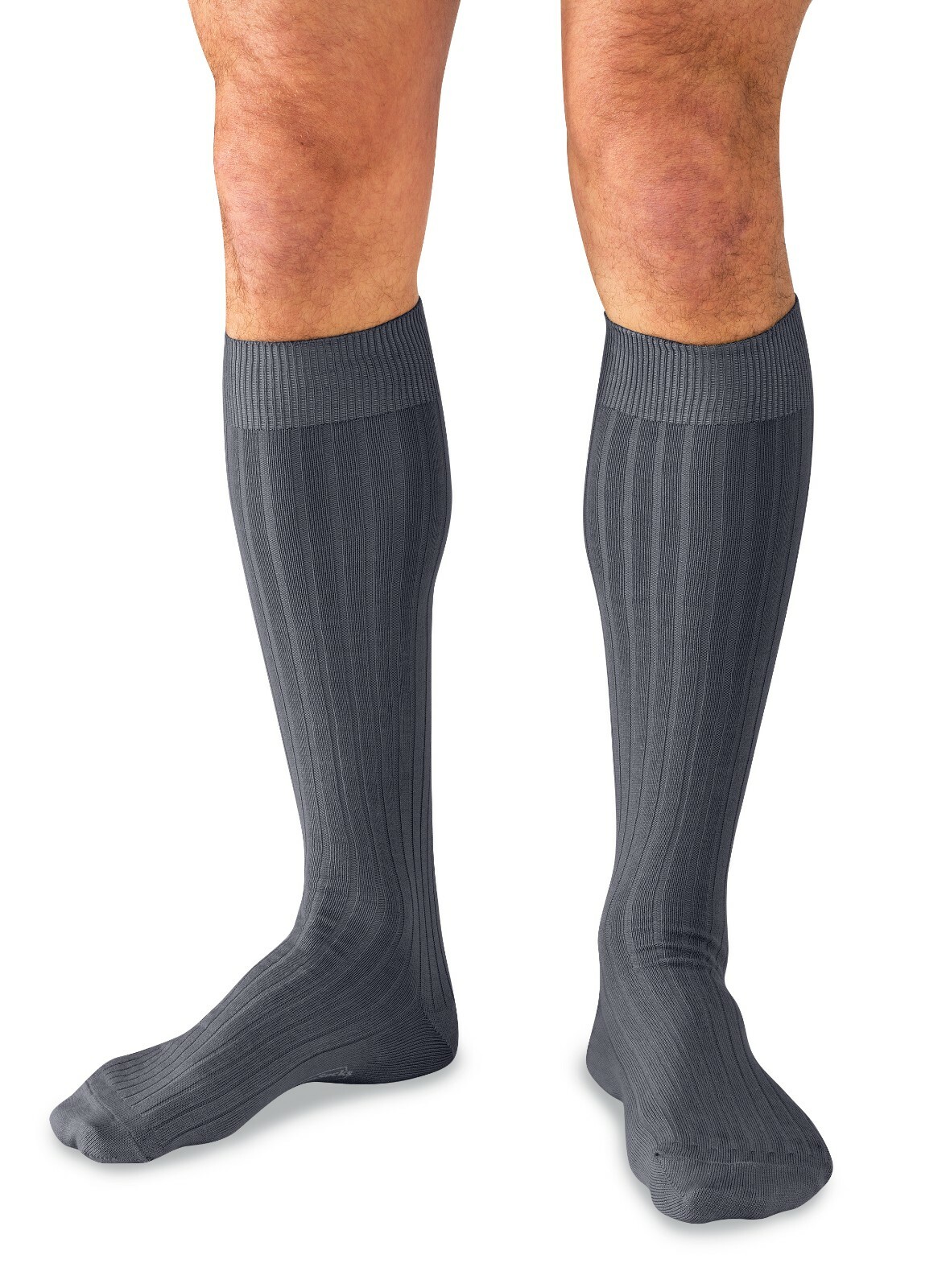 Boardroom Socks Men’s Over the Calf Knee High Cotton Dress Socks Business Formal