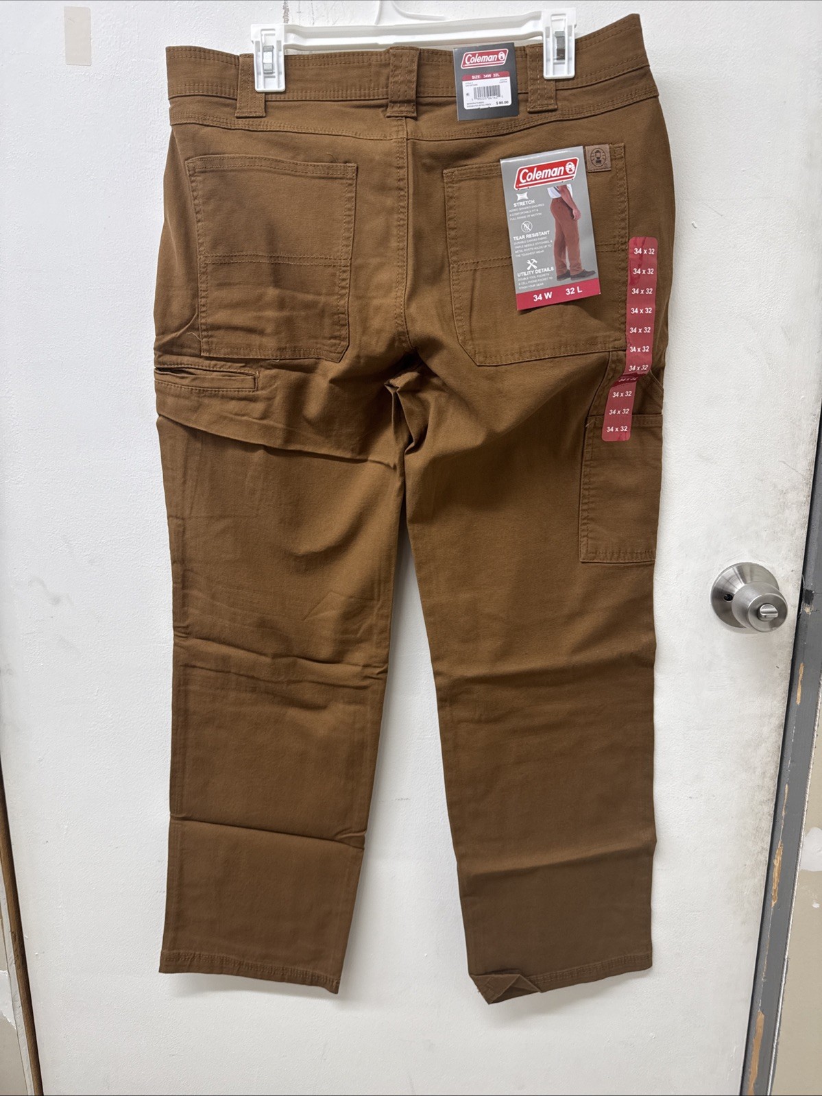 PICK SIZE / COLOR – Coleman Men’s Stretch Tear Resistant Utility Pants