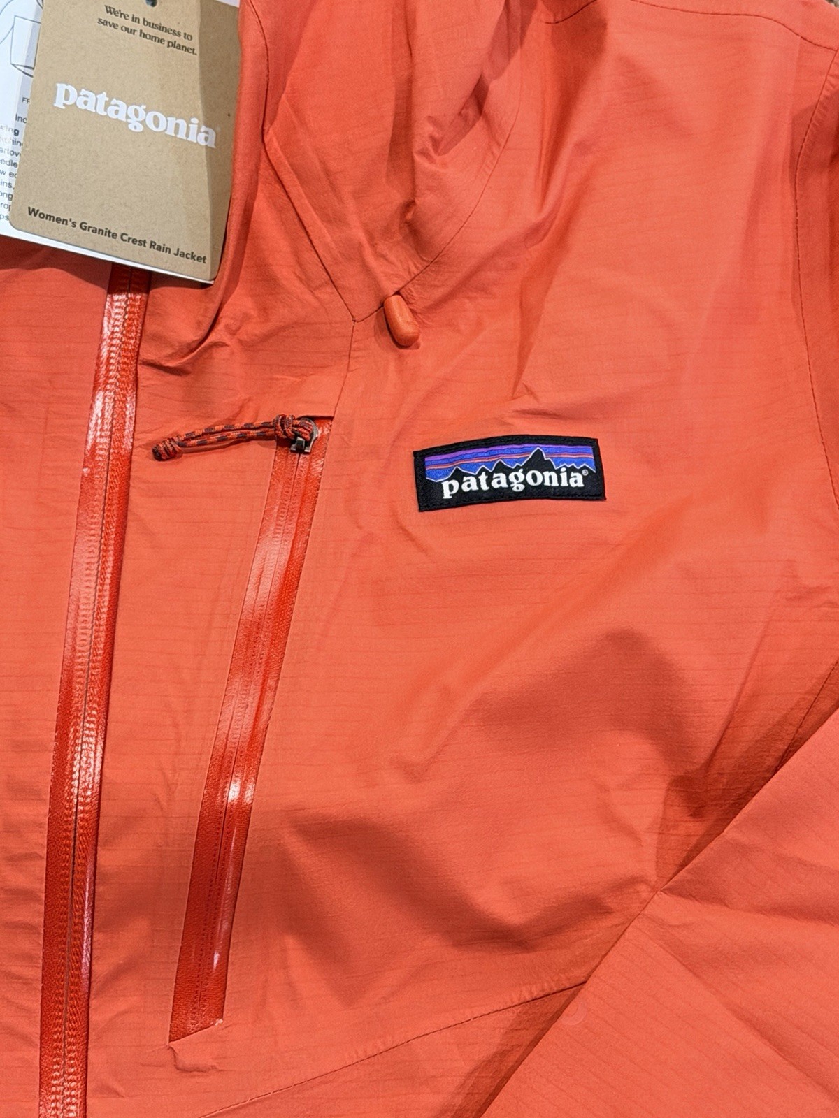 Patagonia Women’s Granite Crest Rain Jacket Pimento Red Size Large XS NWT Read