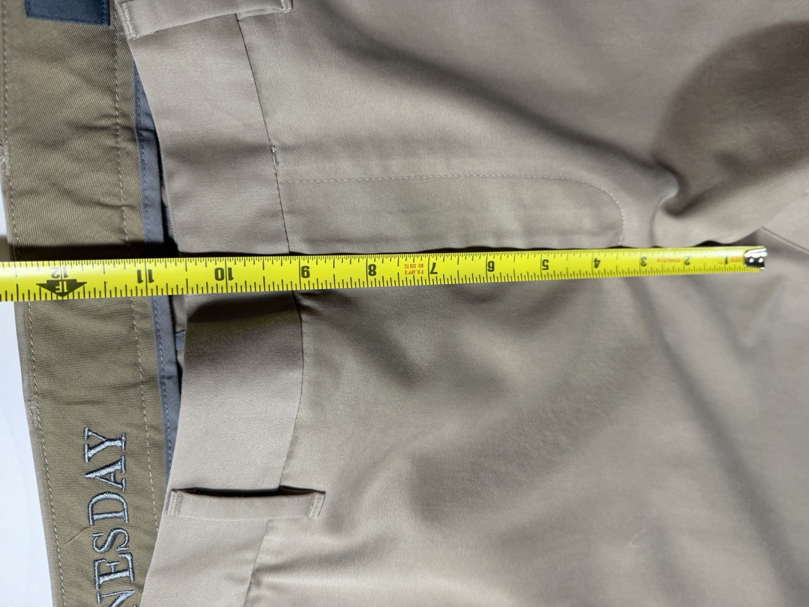 Bonobos Men’s Khaki Cotton Twill Chino Pants Athletic Fit Straight Leg 32W