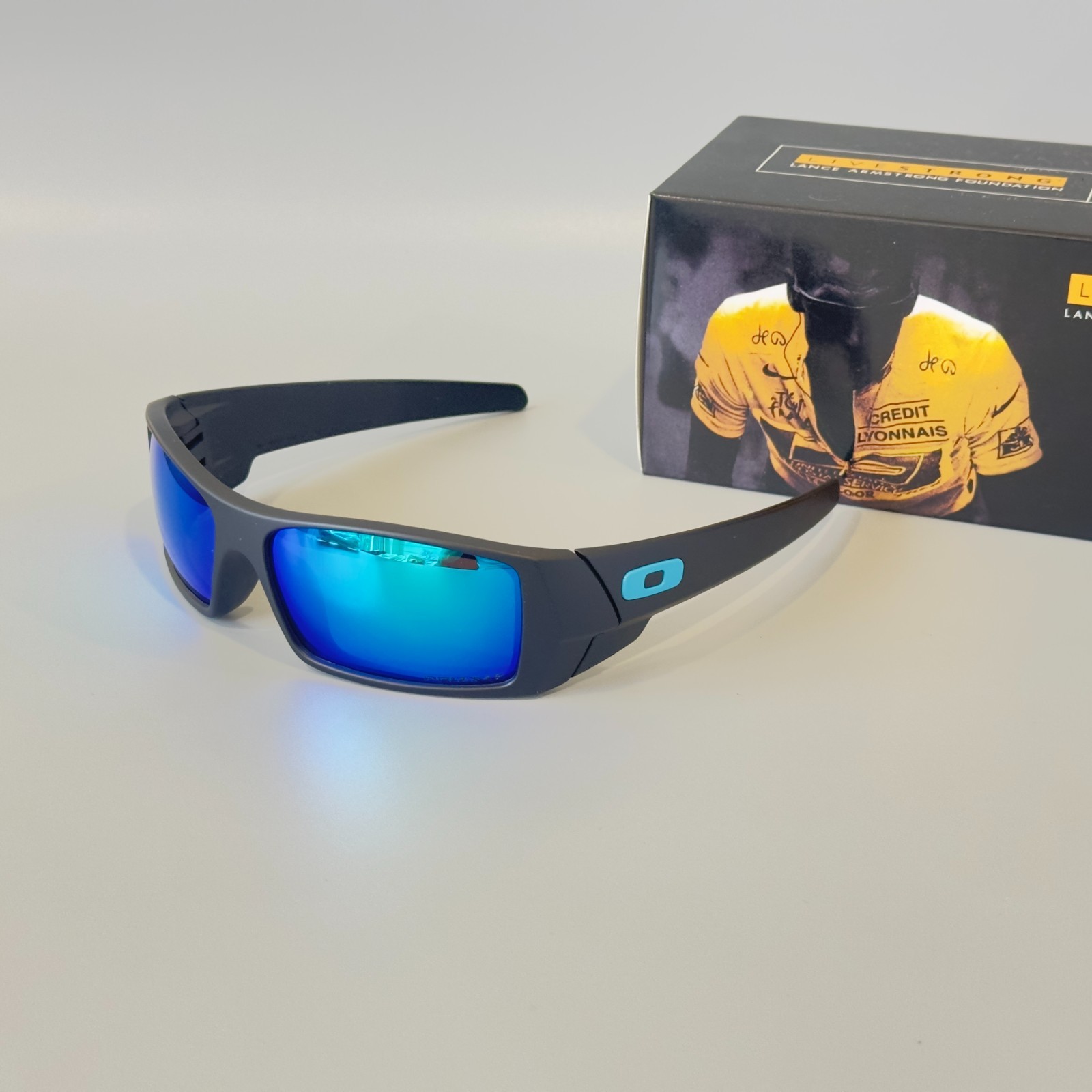 Oakley Gascan Polarized Sunglasses OO9014 Matte Black/Prizm Deep Water H2O
