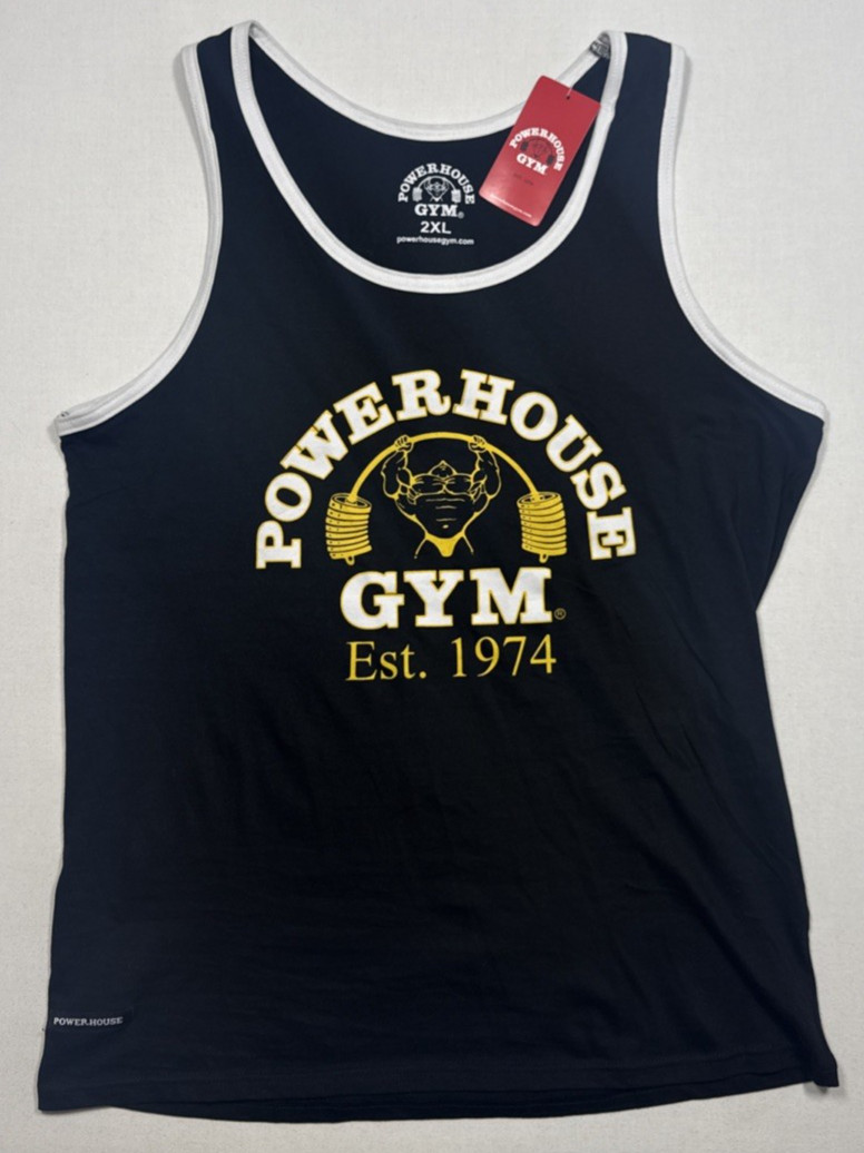 VTG Powerhouse Gym Bodybuilder Weightlifting Sleeveless Men’s Tank Top NWT 2XL