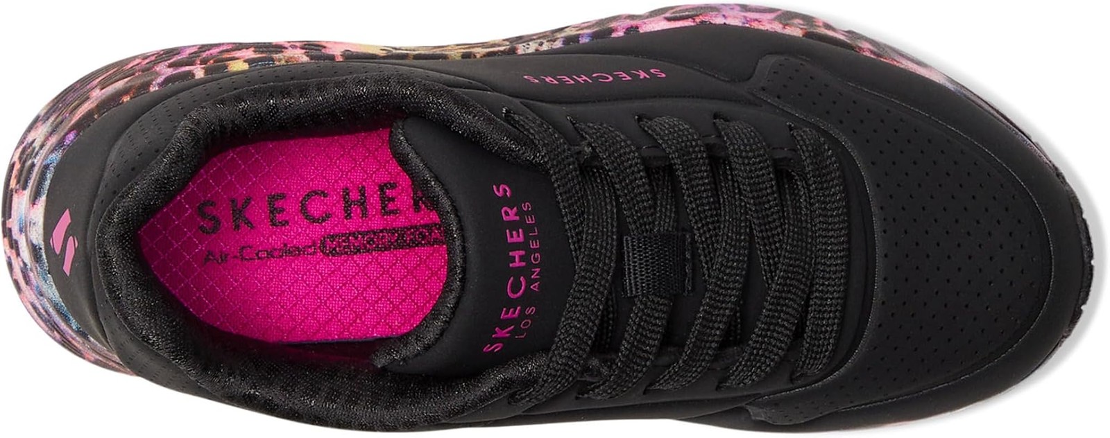 Skechers Womens Uno Gen1 – Viva Leopard 310308l (Little Kid/Big Kid) – Black/Mul